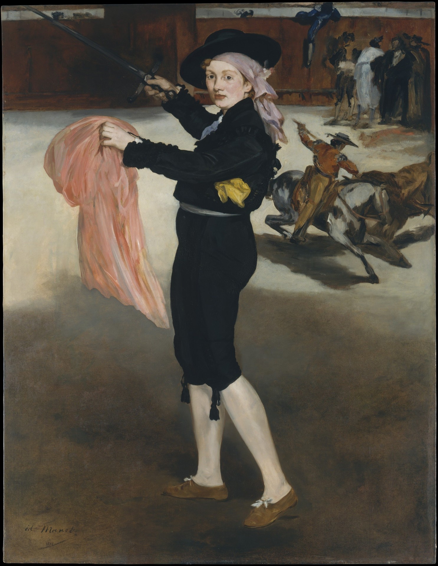 Mademoiselle V. . . in the Costume of an Espada - by Édouard Manet
