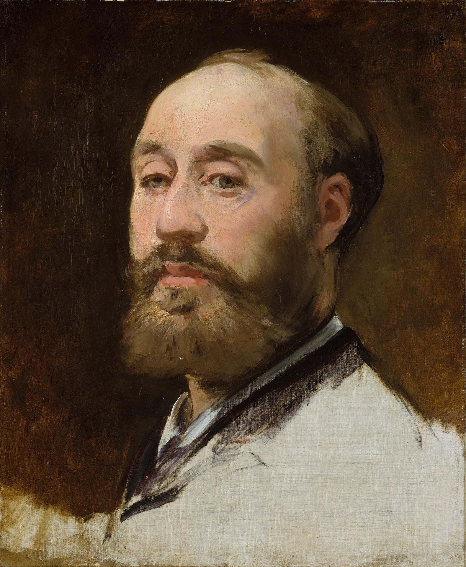 Head of Jean-Baptiste Faure (1830â€?914) - by Édouard Manet