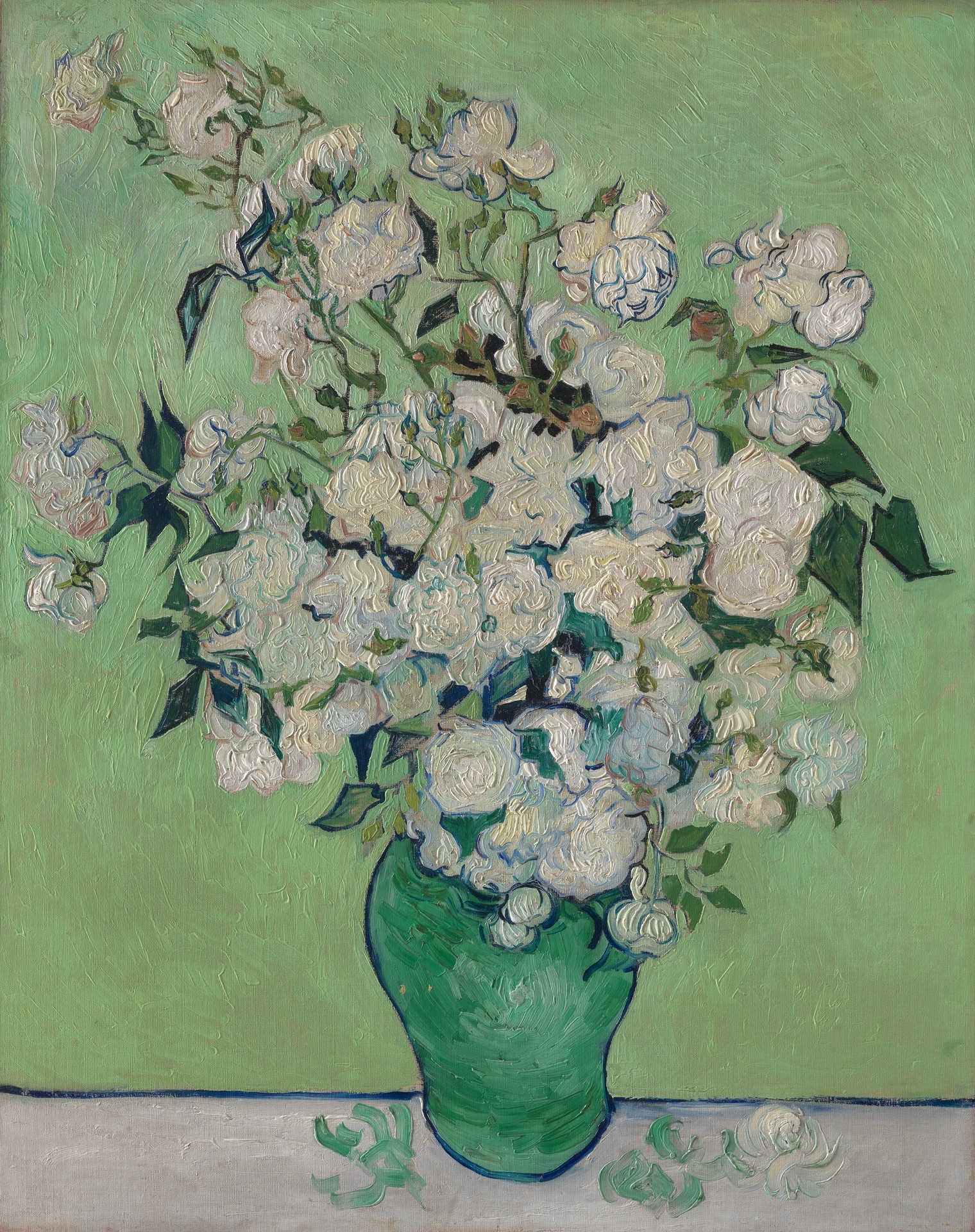 Roses - by Vincent van Gogh