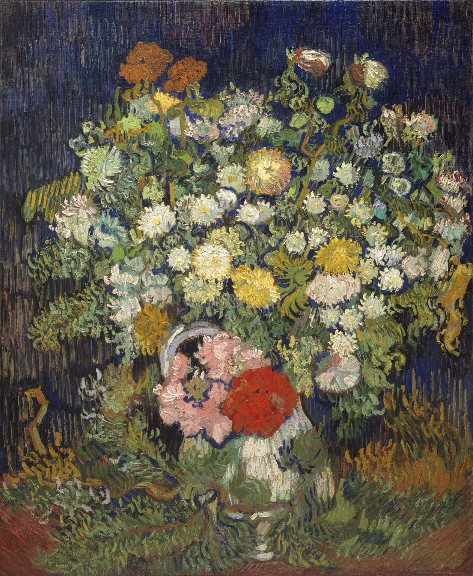 Bouquet of Flowers in a Vase - by Vincent van Gogh
