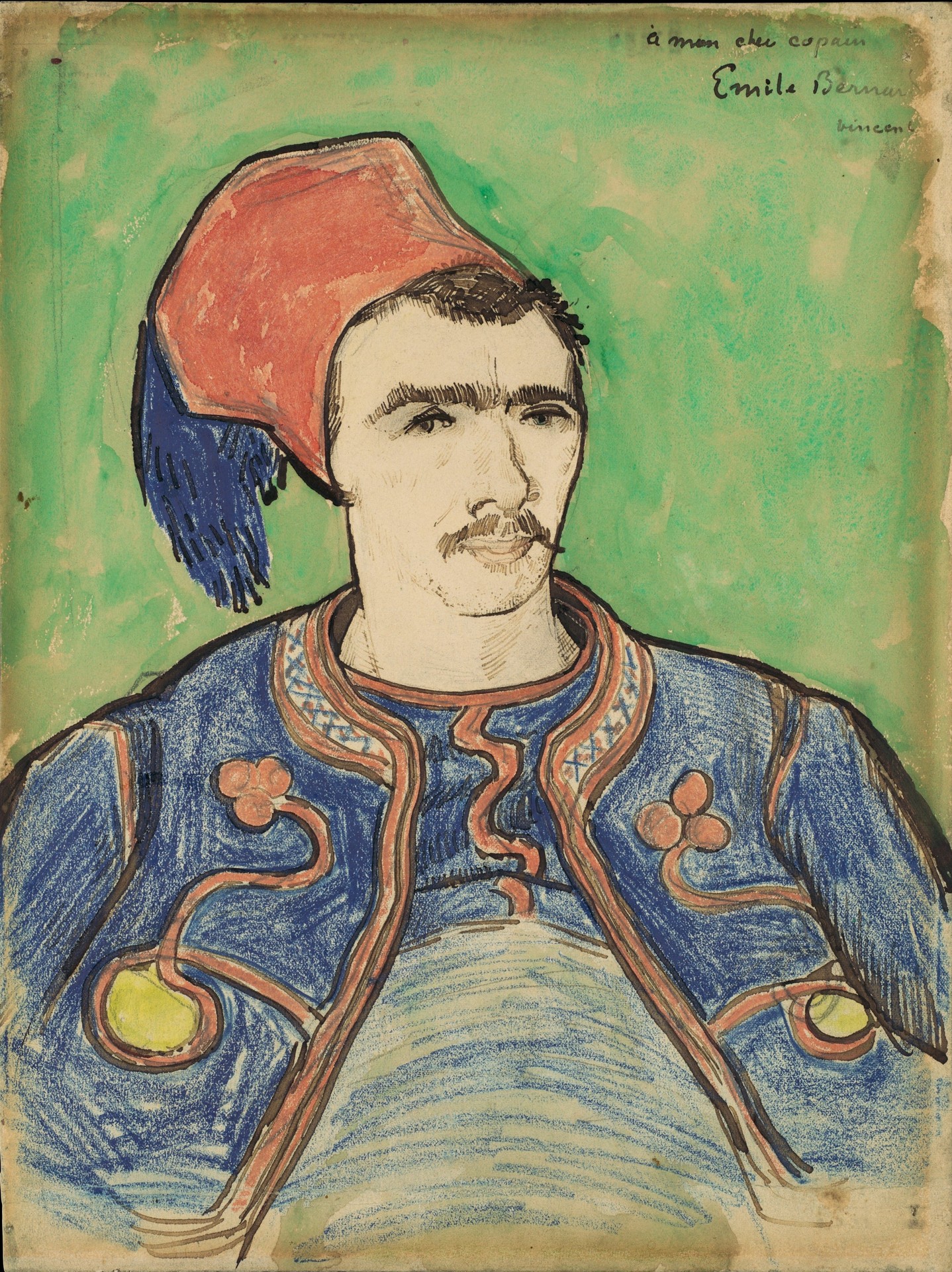 The Zouave - by Vincent van Gogh