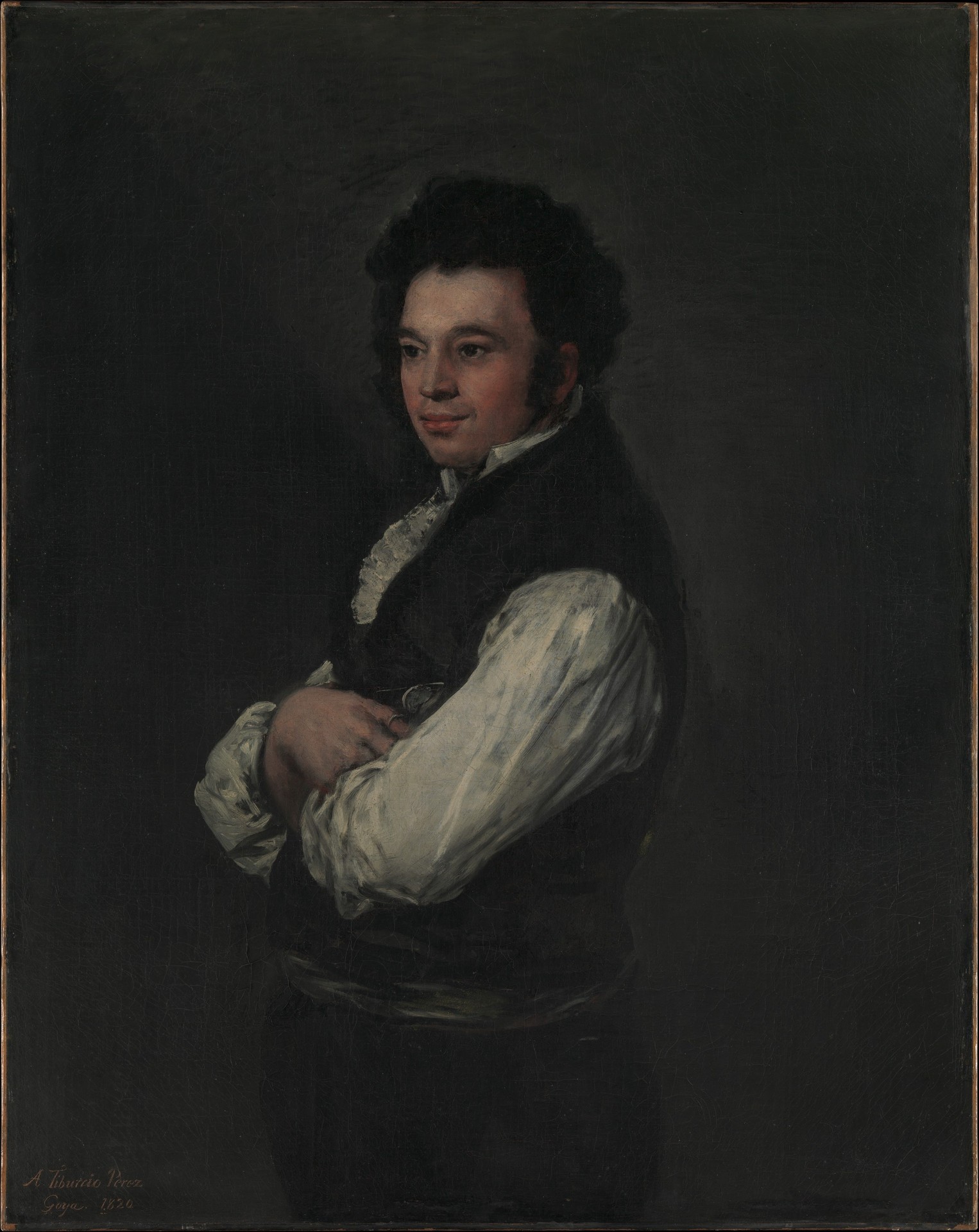 Tiburcio Pérez y Cuervo (1785/86â€?841), the Architect - by Francisco Goya y Lucientes