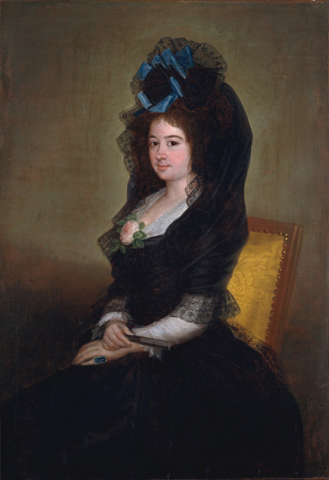 Narcisa Barañana de Goicoechea - by Francisco Goya y Lucientes