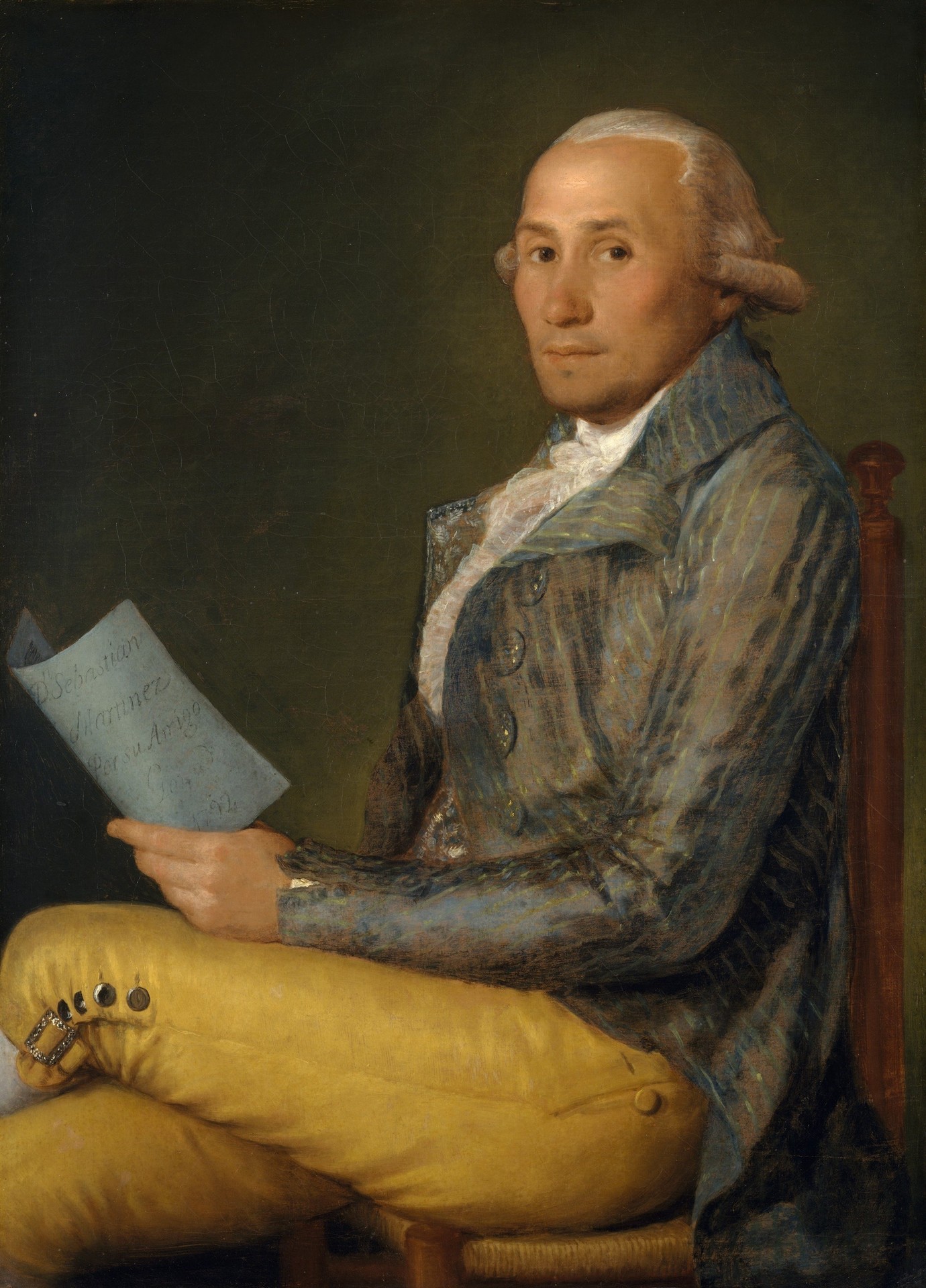 Sebastián Martínez y Pérez (1747â€?800) - by Francisco Goya y Lucientes