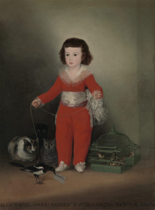 Manuel Osorio Manrique de Zuñiga (1784â€?792) - by Francisco Goya y Lucientes