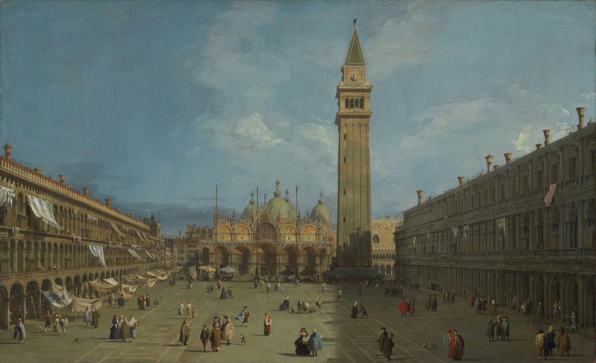 Piazza San Marco - by Canaletto