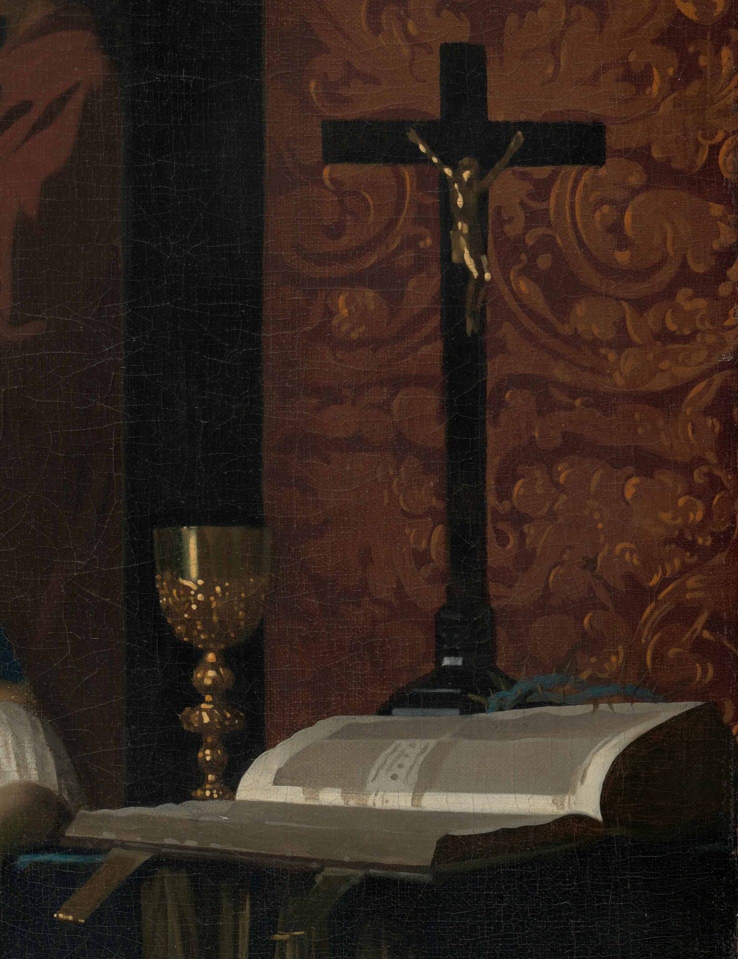 Allegory of the Catholic Faith - by Johannes Vermeer