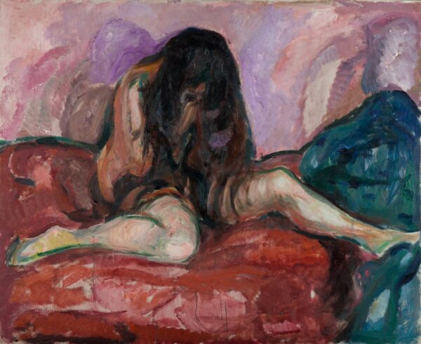 Weeping Nude - by Edvard Munch