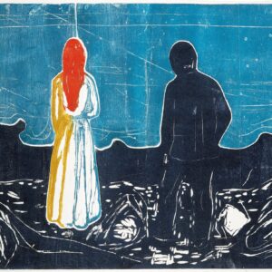 Two People: The Lonely Ones - by Edvard Munch