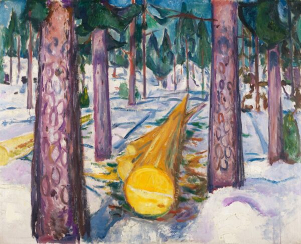 The Yellow Log - by Edvard Munch