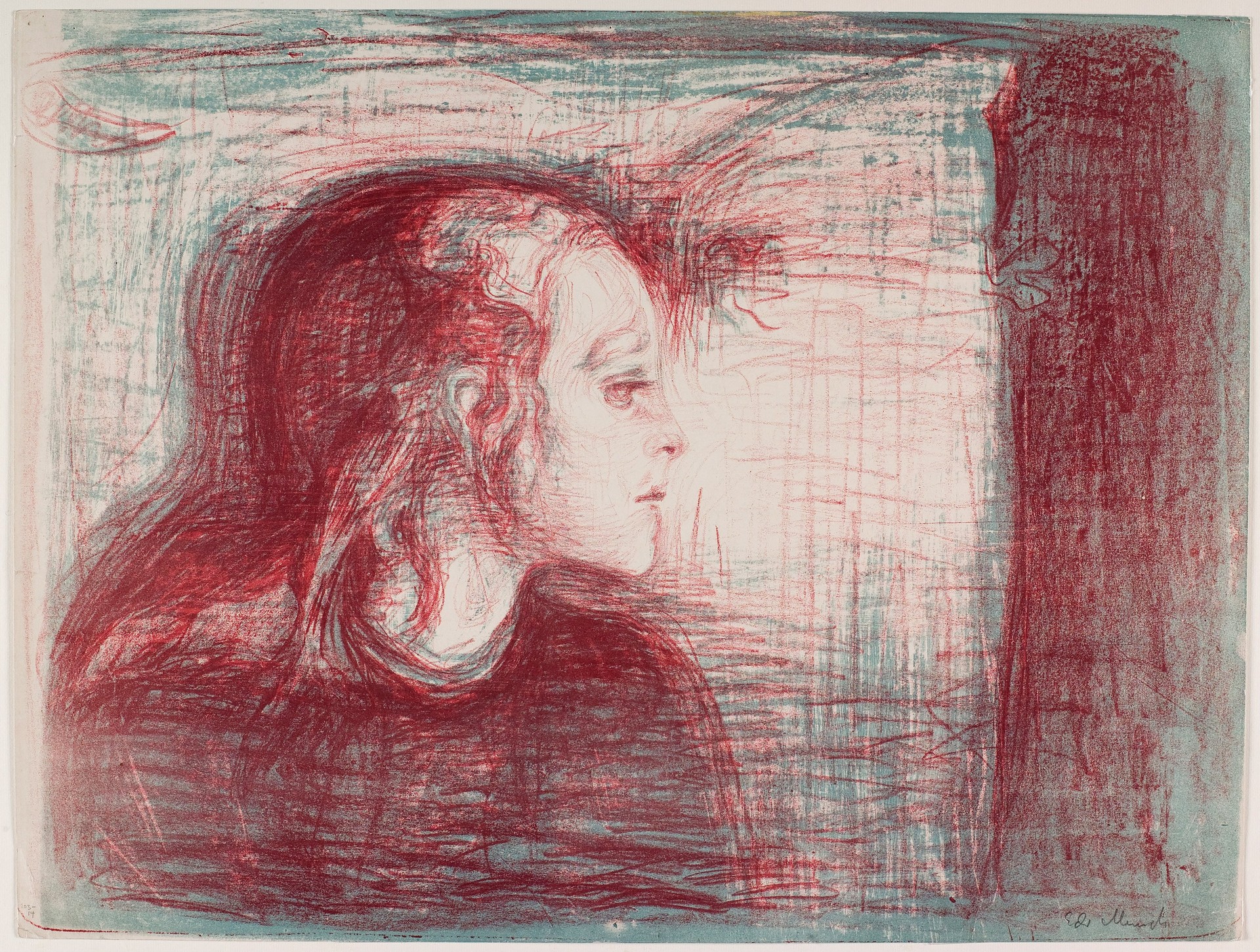 The Sick Child I - by Edvard Munch