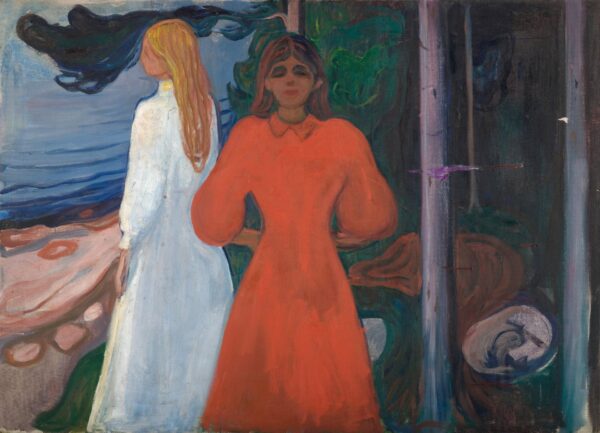 Red and White - by Edvard Munch