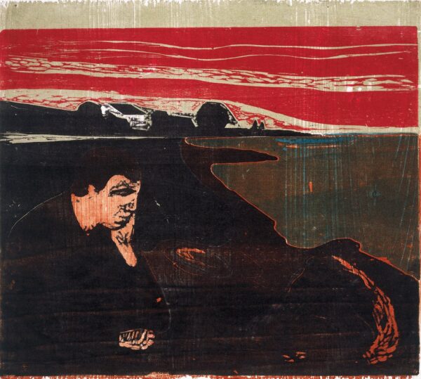 Evening. Melancholy I - Edvard Munch