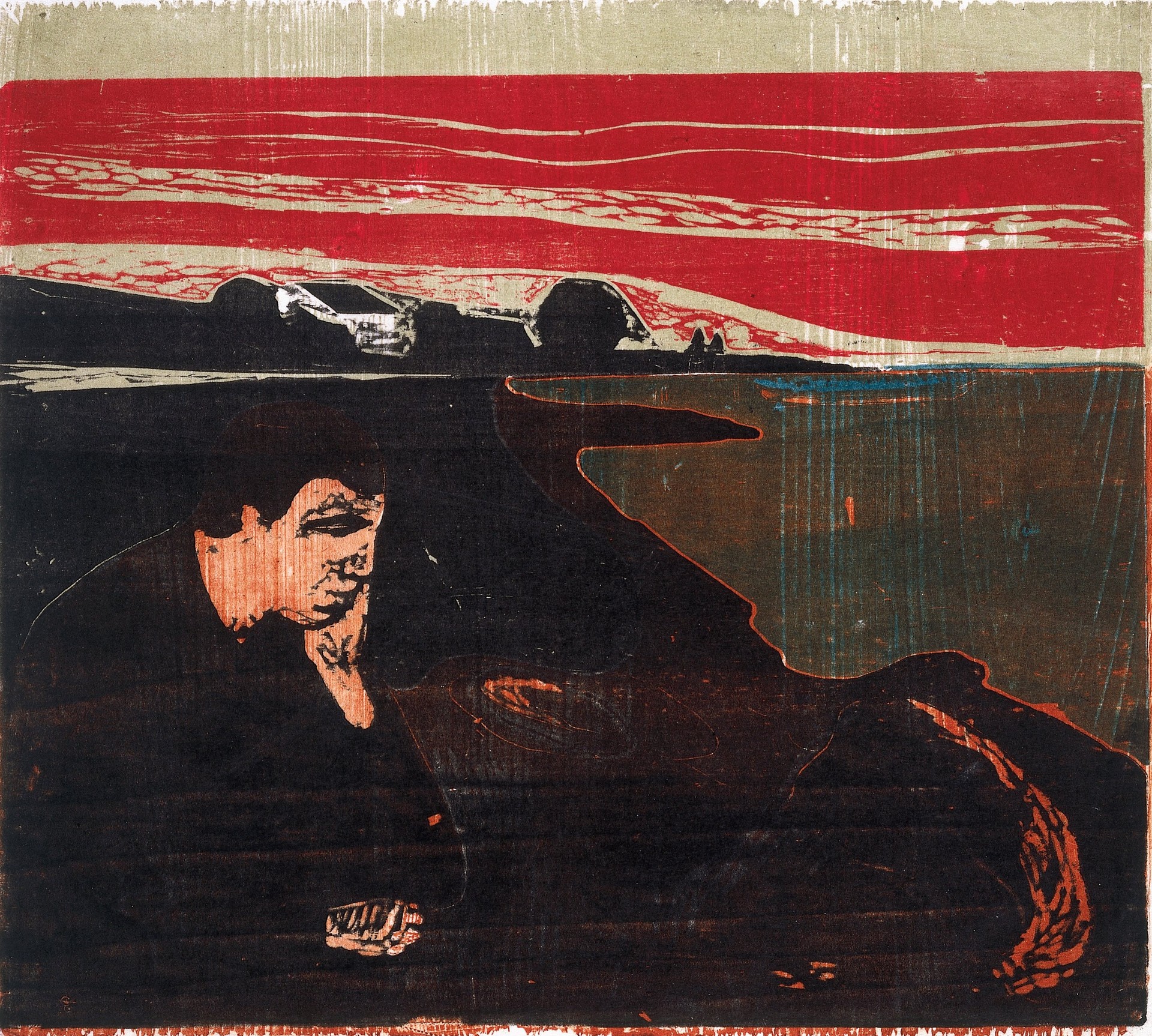 Evening. Melancholy I - Edvard Munch
