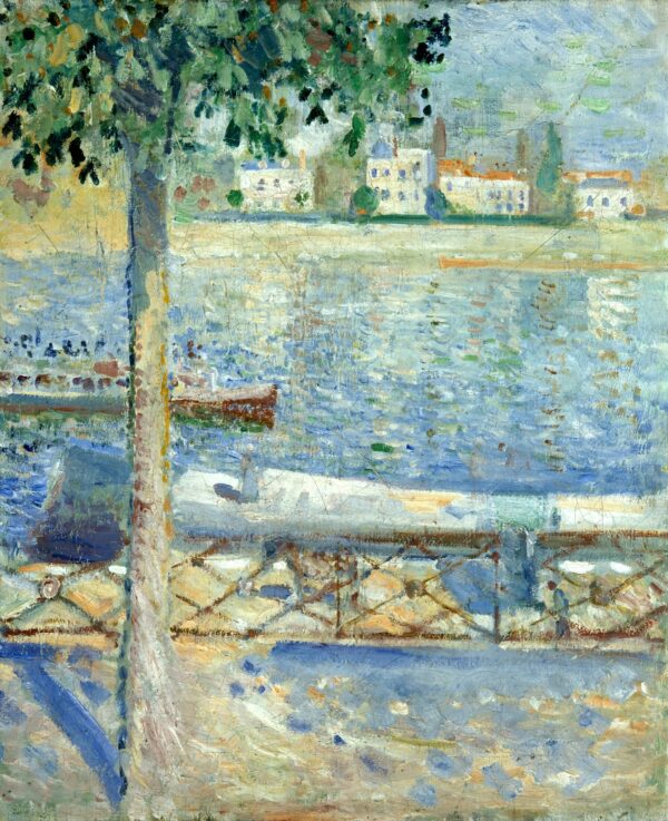 The Seine at Saint-Cloud - by Edvard Munch