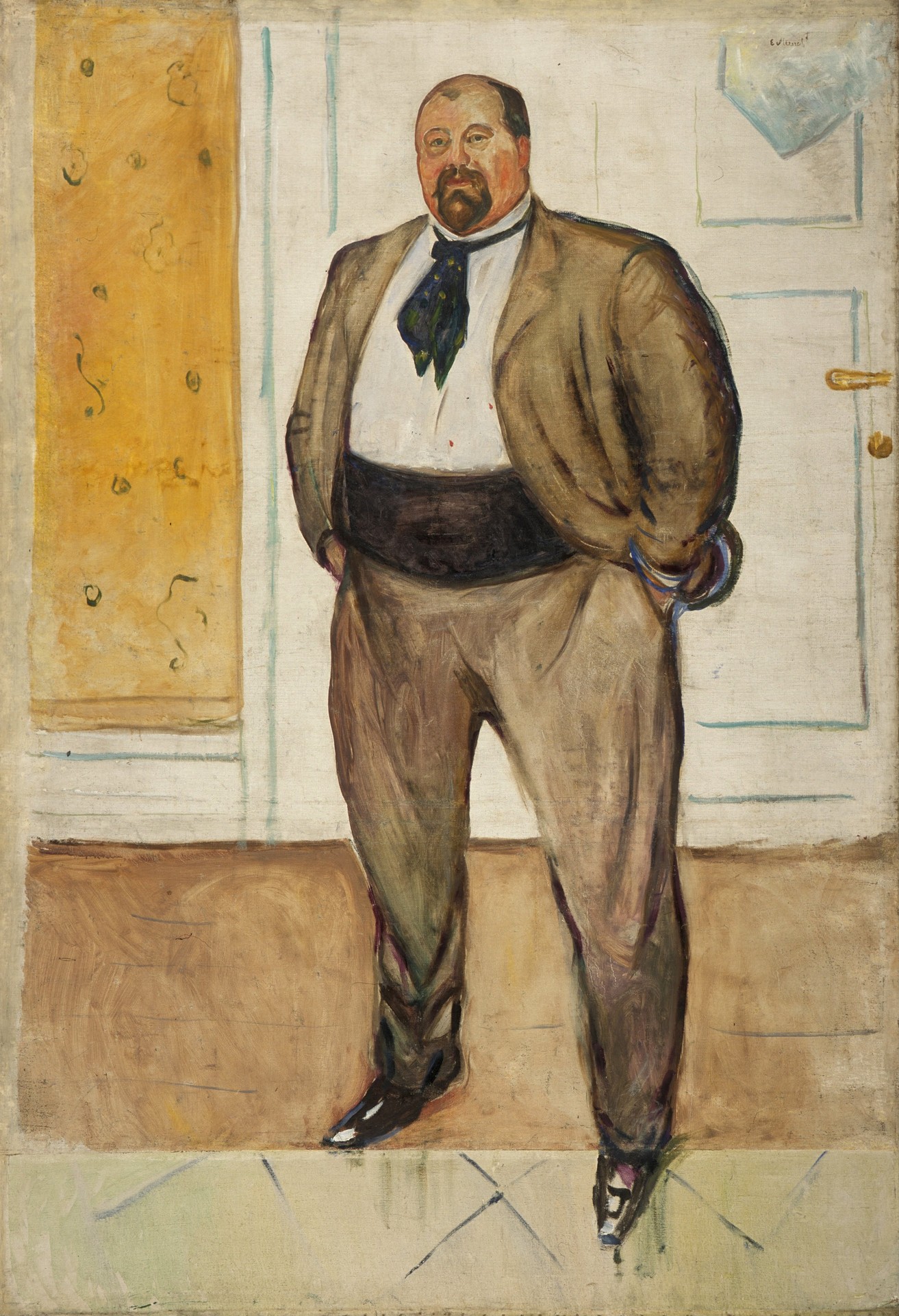 Consul Christen Sandberg - by Edvard Munch