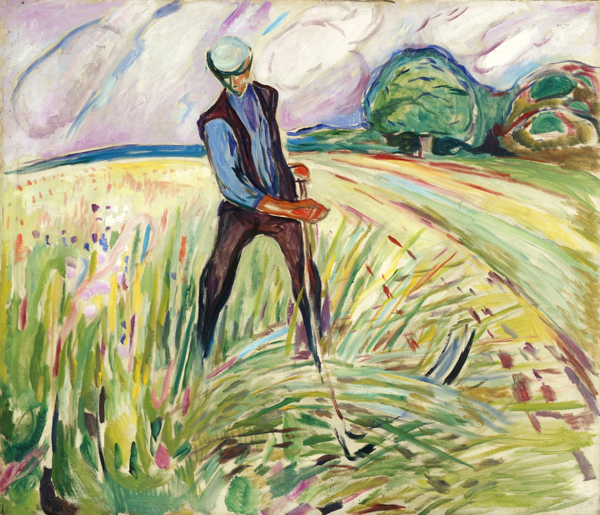 The Haymaker - by Edvard Munch