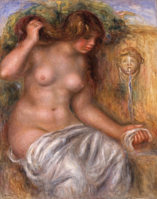 The Source - by Pierre-Auguste Renoir