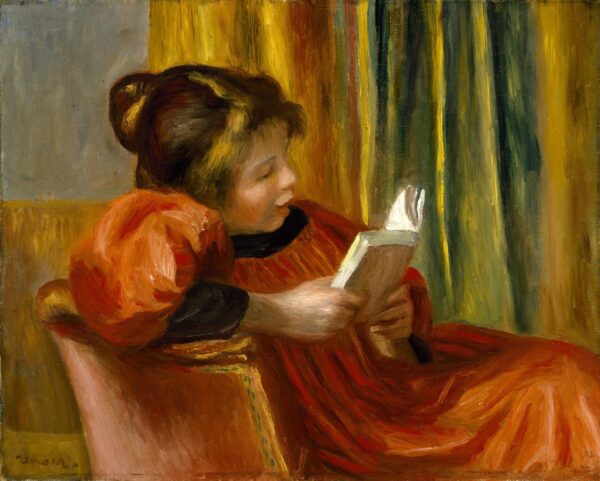 Girl Reading - by Pierre-Auguste Renoir
