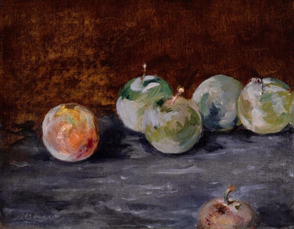 Plums - by Édouard Manet