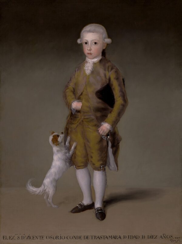 Don Vicente Isabel Osorio de Moscoso y Álvarez de Toledo, Conde de Trastámara - by Francisco Goya y Lucientes