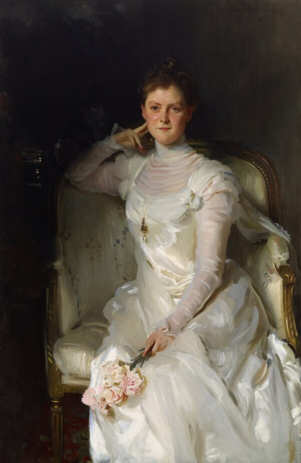 Mrs. Joshua Montgomery Sears (Sarah Choate Sears) - by John Singer Sargent