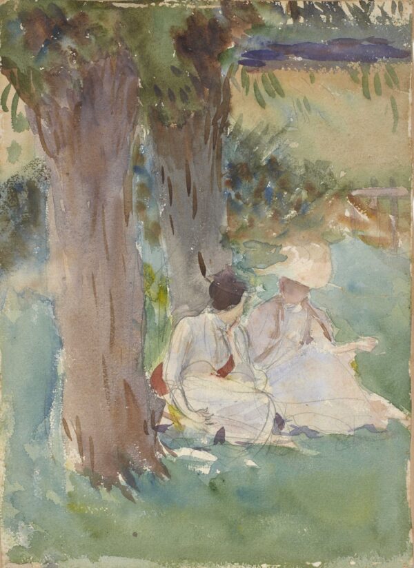 Under the Willows - by John Singer Sargent