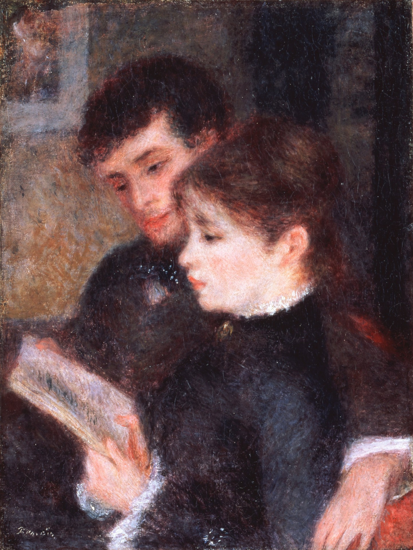 Couple Reading - by Pierre-Auguste Renoir