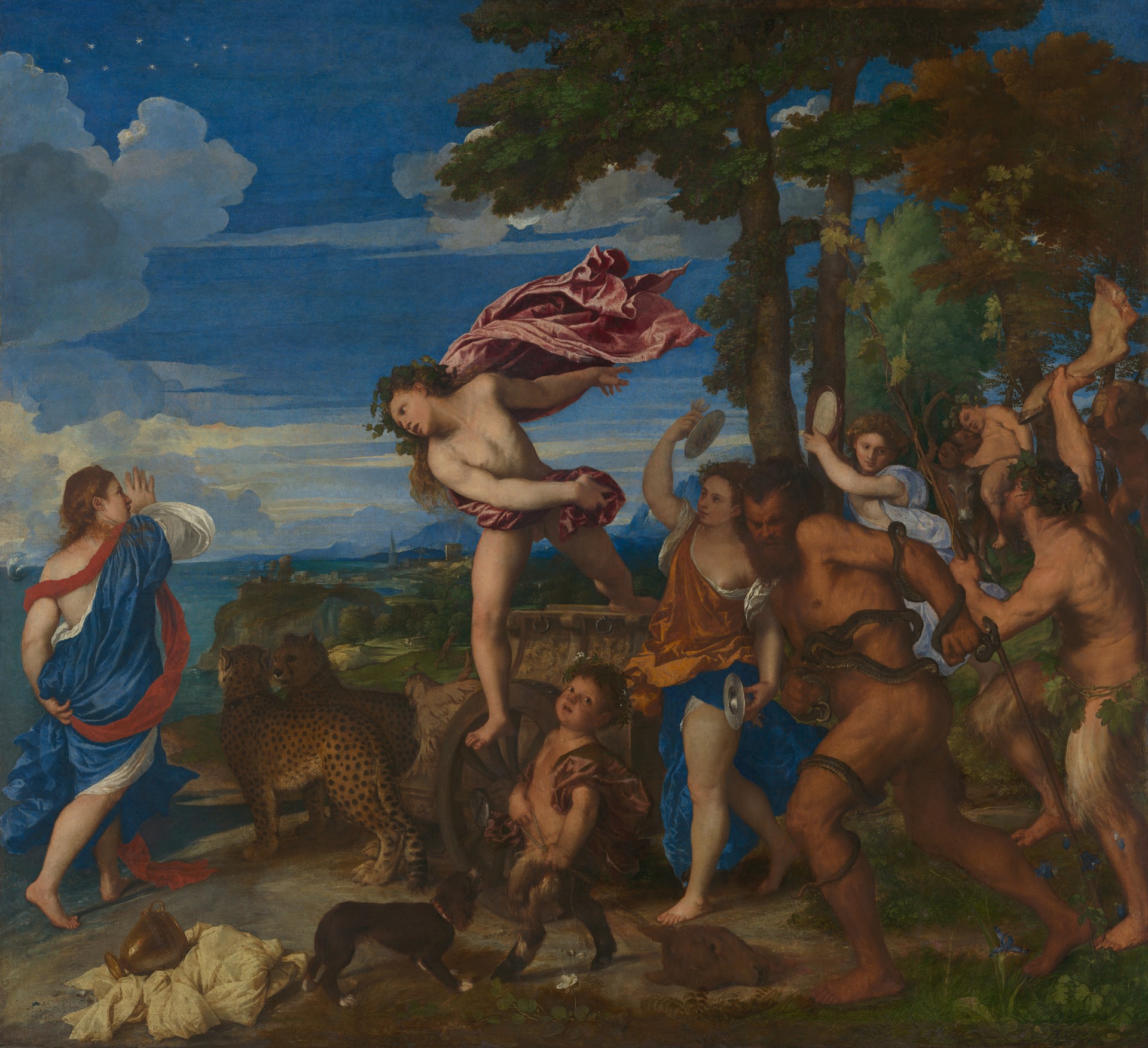 Bacchus and Ariadne - by Titian