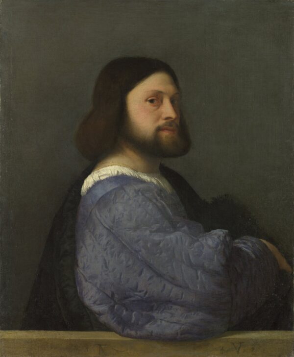 Portrait of Gerolamo (?) Barbarigo - by Titian