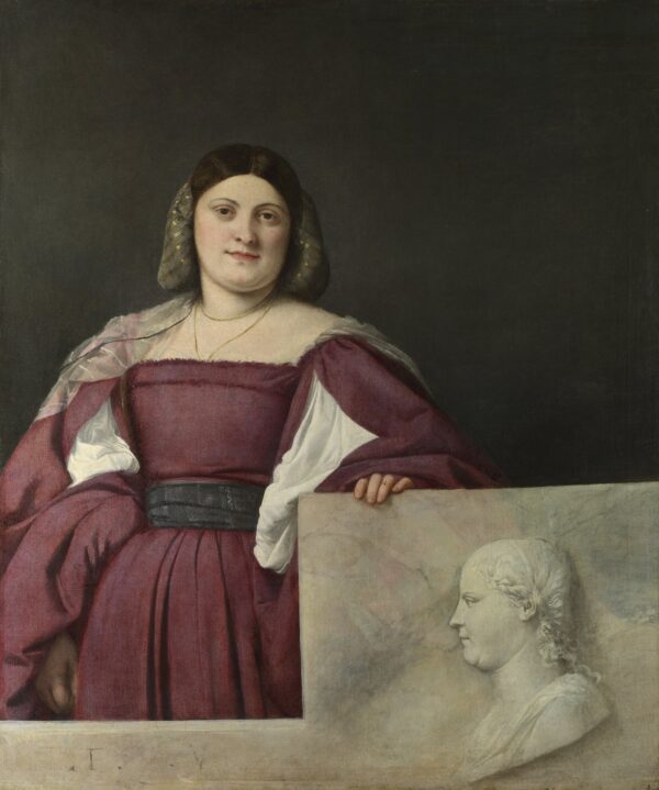 Portrait of a Lady ('La Schiavona') - by Titian