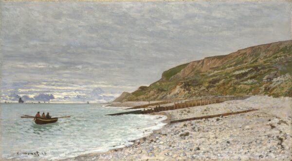 La Pointe de la Hève, Sainte-Adresse - by Claude Monet