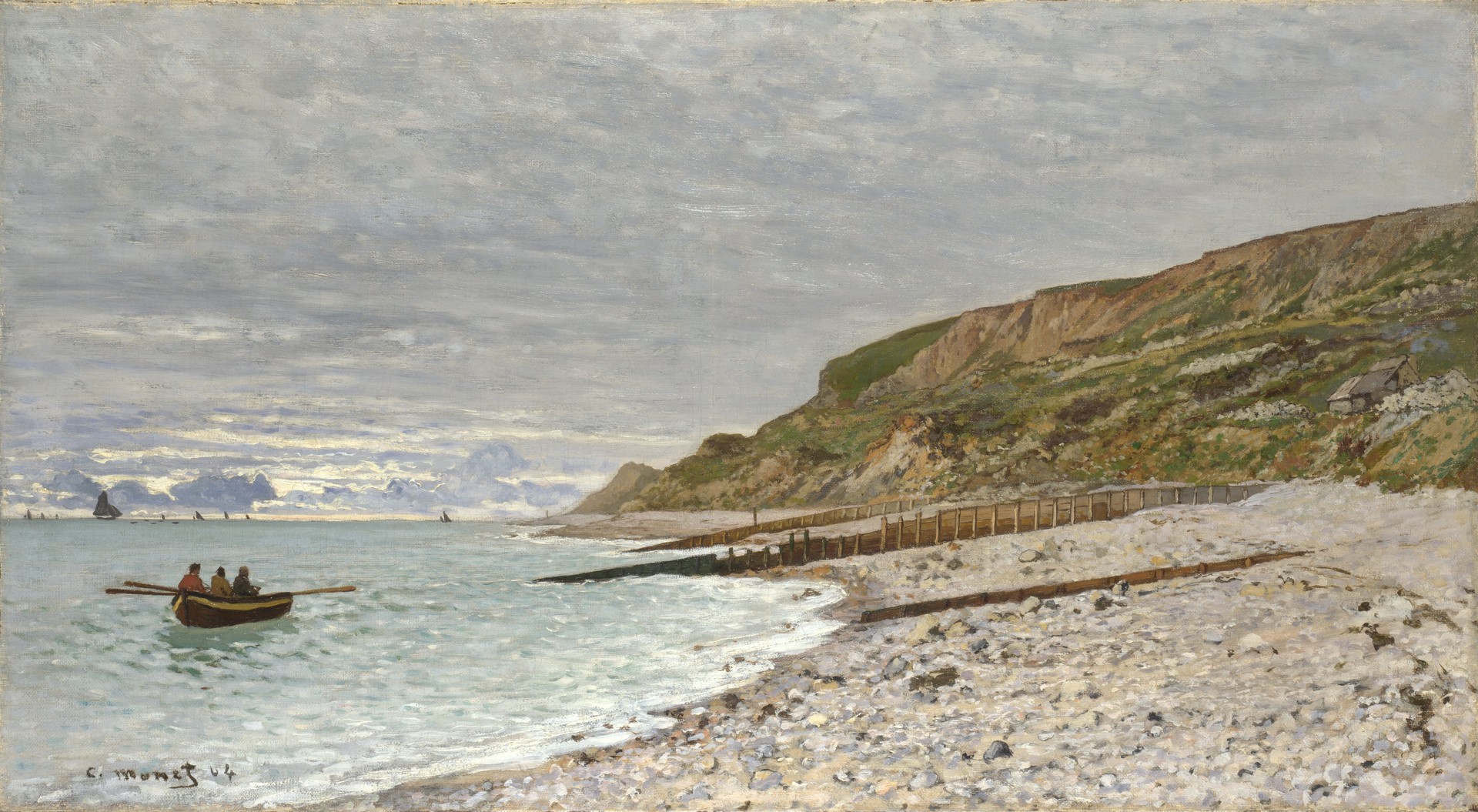 La Pointe de la Hève, Sainte-Adresse - by Claude Monet