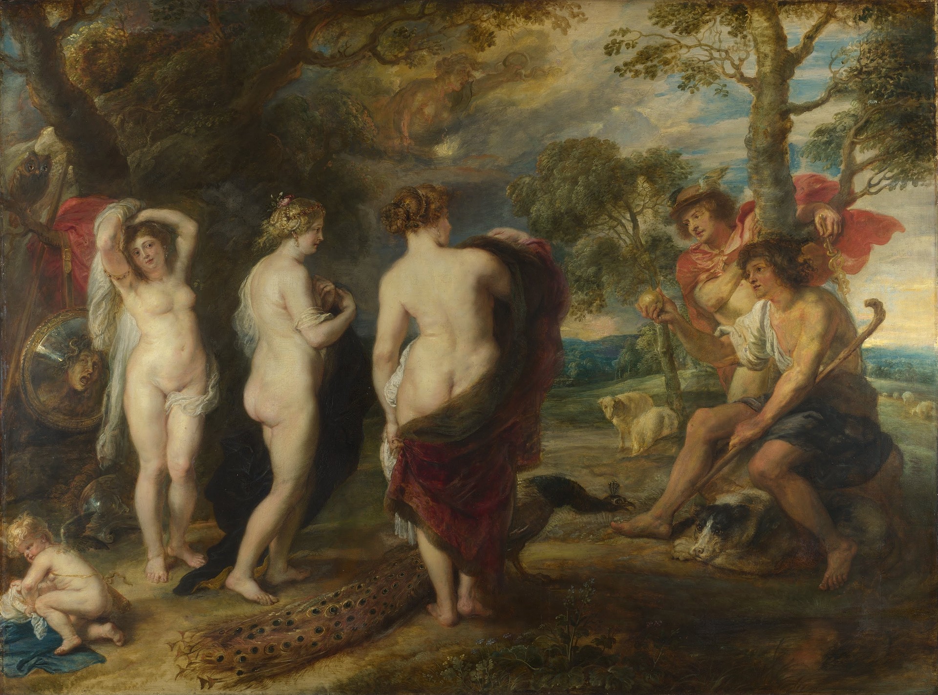 The Judgement of Paris - by Peter Paul Rubens