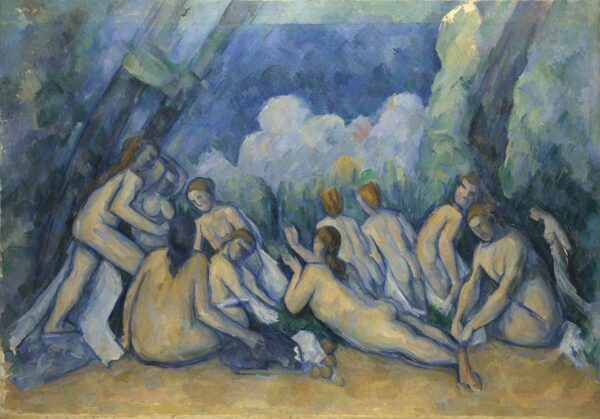 Bathers (Les Grandes Baigneuses) - by Paul Cézanne