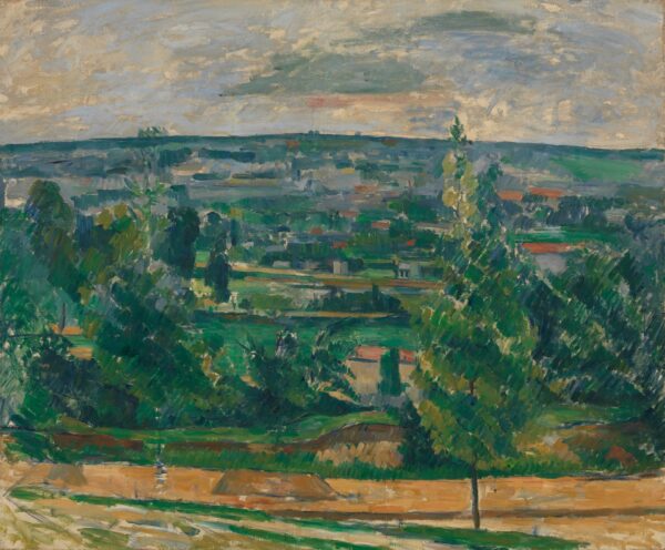Landscape from Jas de Bouffan - by Paul Cézanne