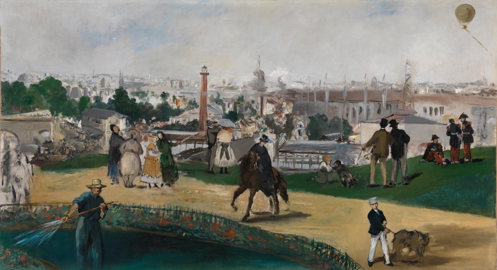 Fra Verdensutstillingen i Paris i 1867 - by Édouard Manet