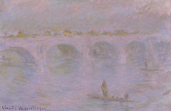 Waterloo Bridge in London - by Claude Monet