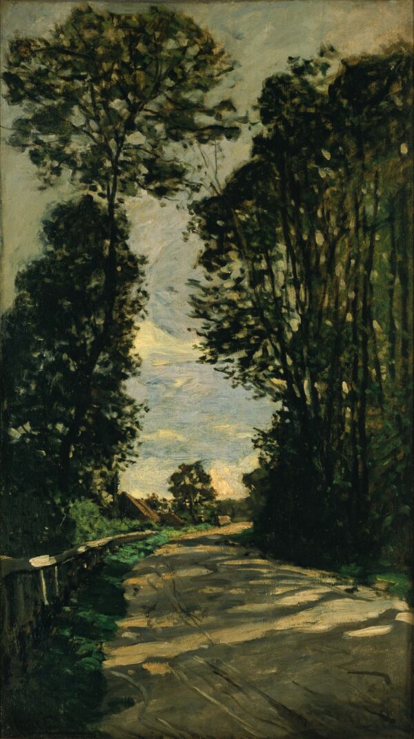 Walk (Road of the Farm Saint-Siméon) - by Claude Monet