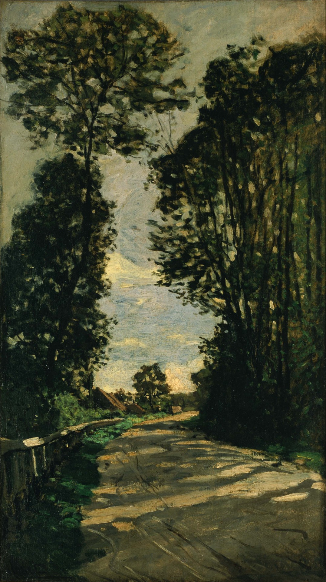 Walk (Road of the Farm Saint-Siméon) - by Claude Monet