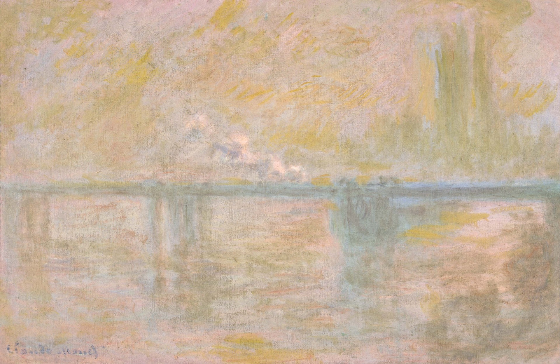 Charing-Cross Bridge in London - by Claude Monet
