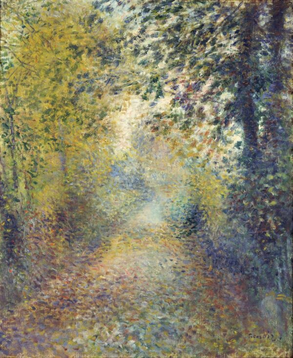 In the Woods - by Pierre-Auguste Renoir