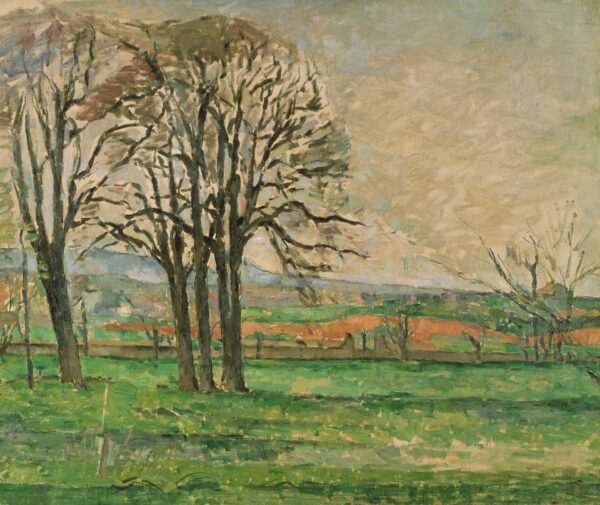The Bare Trees at Jas de Bouffan - by Paul Cézanne