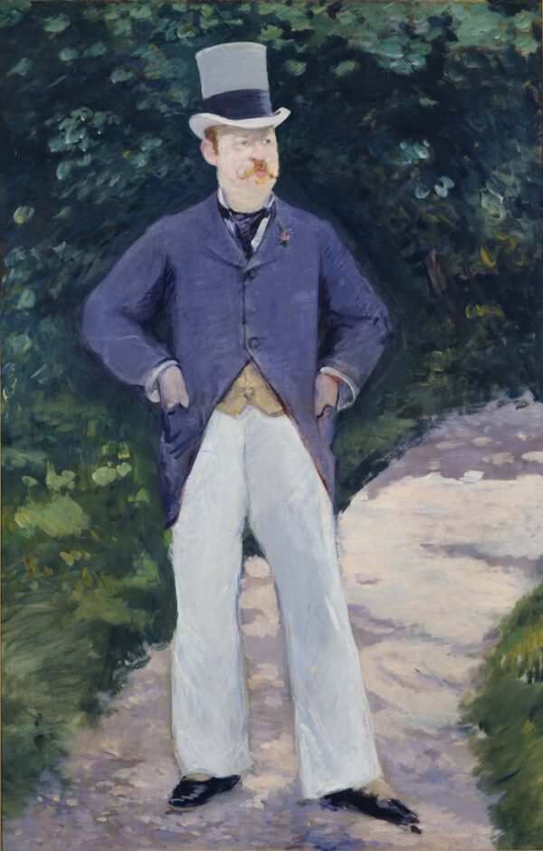 Portrait of Monsieur Brun - by Édouard Manet