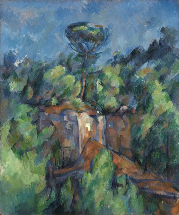 Quarry at Bibémus (Carrière de Bibémus) - by Paul Cézanne