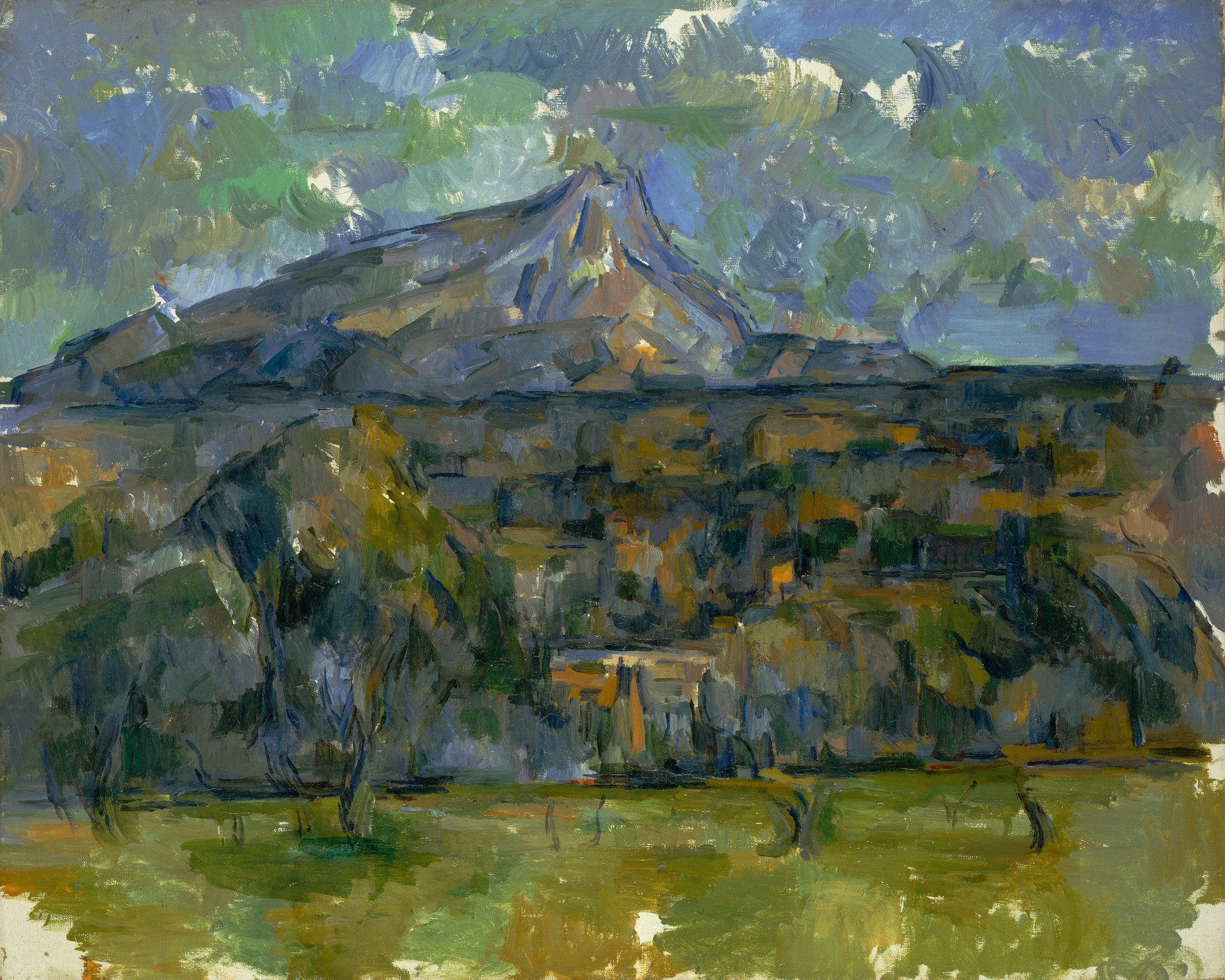 Mont Sainte-Victoire - by Paul Cézanne