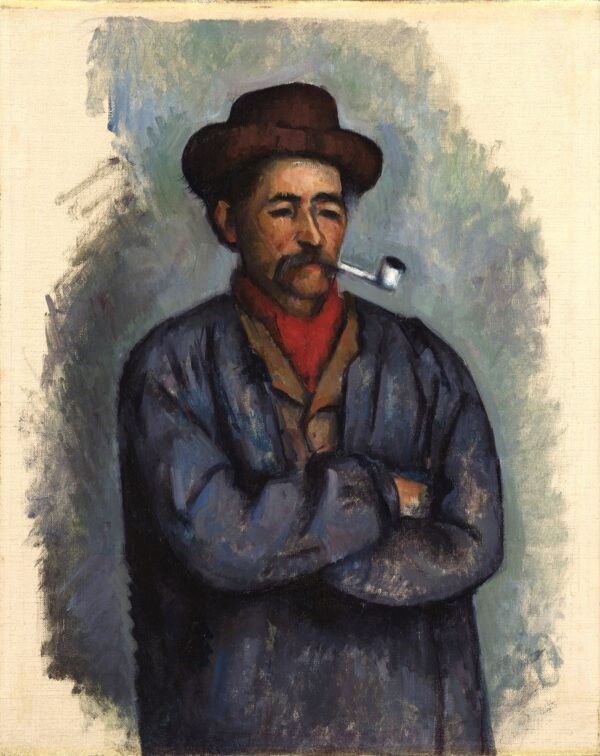 Man with a Pipe (L'homme à la pipe) - by Paul Cézanne