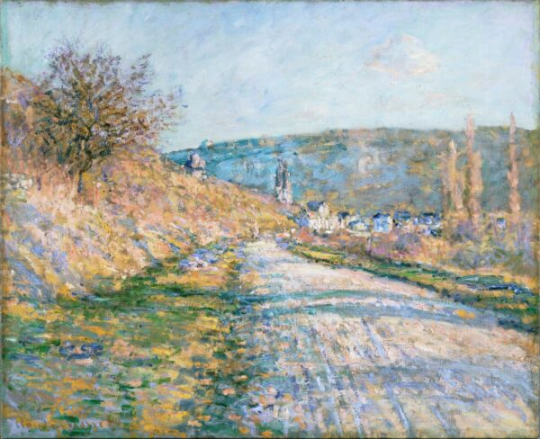 The Road to Vétheuil - by Claude Monet
