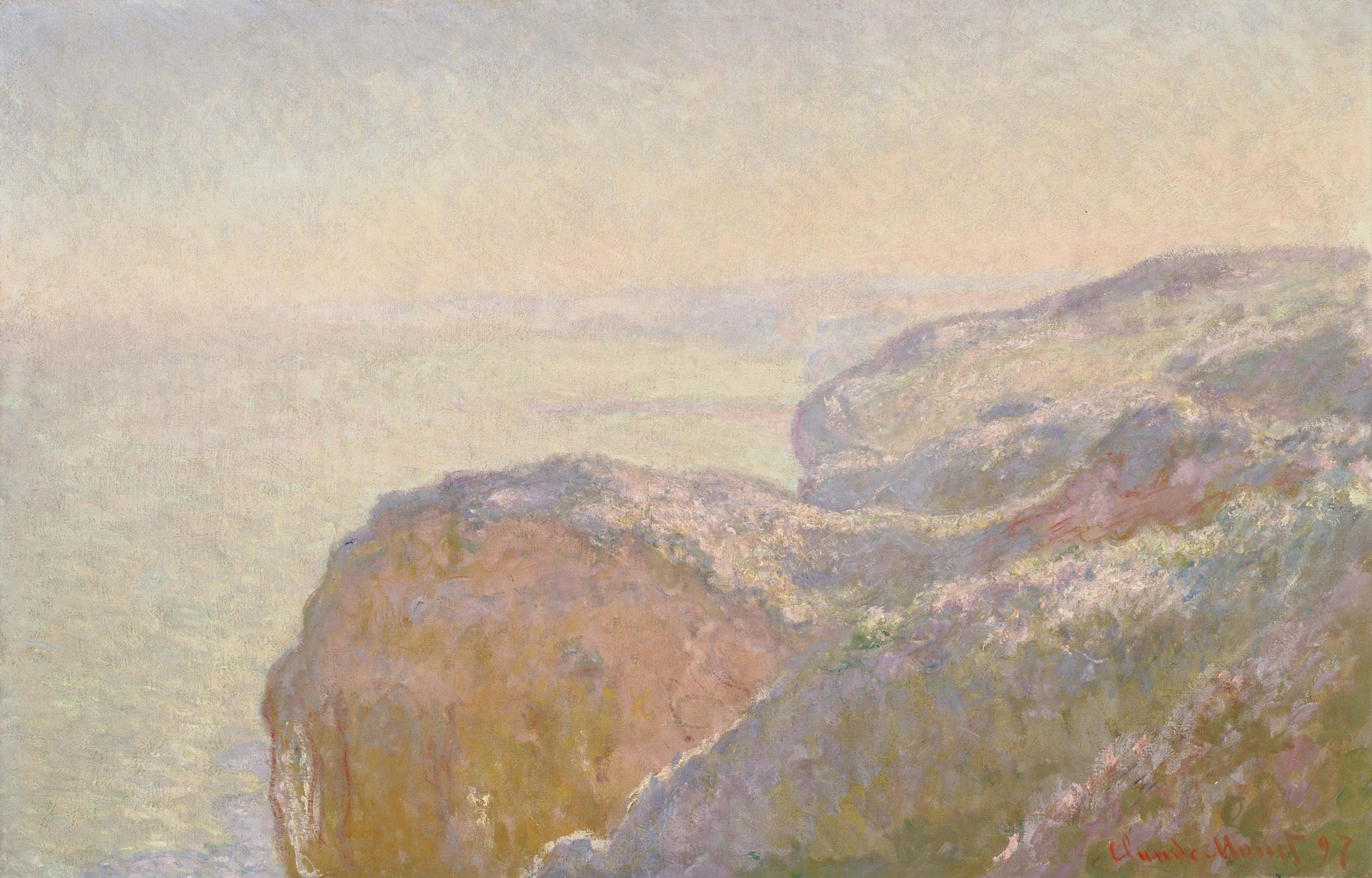 Val-Saint-Nicolas, near Dieppe (Morning) - by Claude Monet