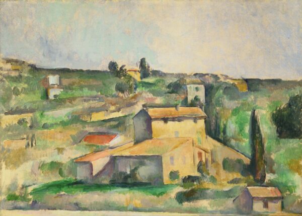Fields at Bellevue - Paul Cézanne
